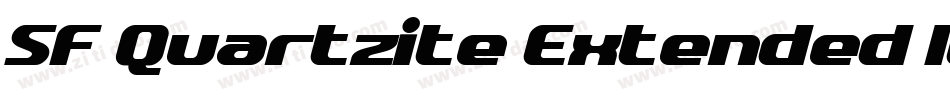 SF Quartzite Extended Italic字体转换